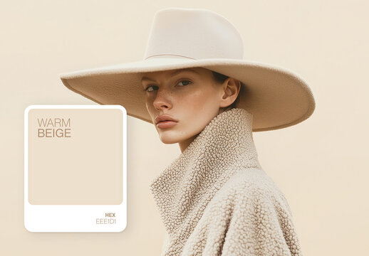 Color Palette Presentation Template For Brand Guidelines, Moodboard & Colour Swatch