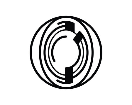 Galvanic dissolved oxygen sensor diagram with concentric circles and electrode segments.