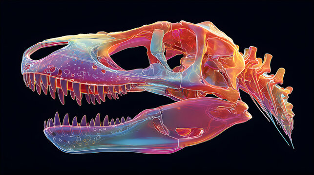 A white sea urchin skeleton and an octopus isolated on a black background showcase a wildlife nature scene featuring a predator jaw and head resembling a prehistoric reptile or dinosaur skull