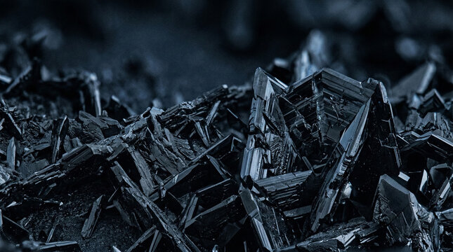 Microscopic Crystallized Human Tears Forming an Abstract Geometric Landscape