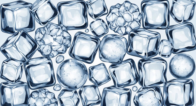 ice cube background