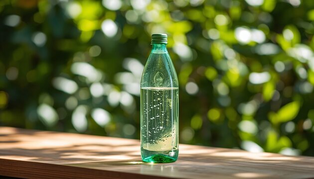 Eco-friendly Bio-plastic Water Bottle Made from Algae