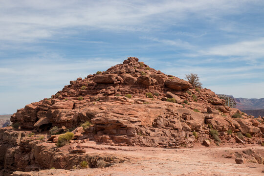 Scenic View of Guano Point Highpoint Hike at Grand Canyon West Rim 