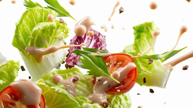 fresh salad	
