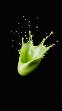 Neon Paint Slow Motion Loop