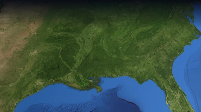 Animated Flight Path Map from Dallas USA to Rome Italy