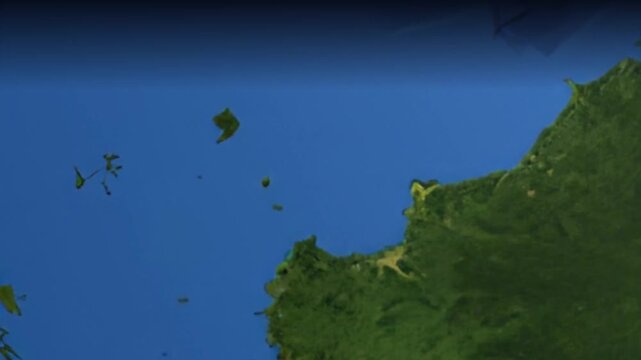 Animated Flight Path from Kuala Lumpur Malaysia to Charlotte North Carolina