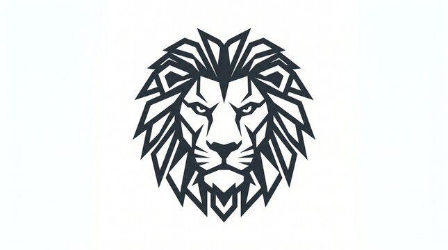 lion head vector illustration