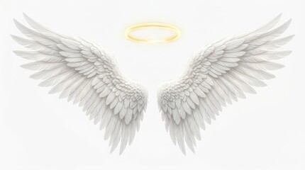 Fototapeta premium Elegant divine art piece suitable for religious or celestial themed projects.