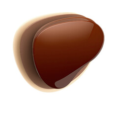 Fototapeta premium Abstract Swirls of Chocolate and Cream