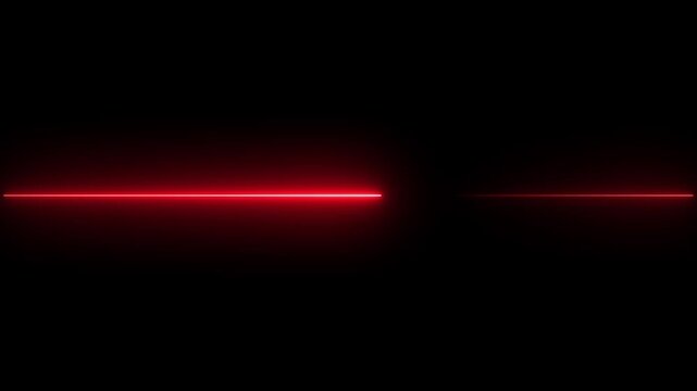 Line background icon animation neon glowing red color seamless footage show cover magic effect on black background