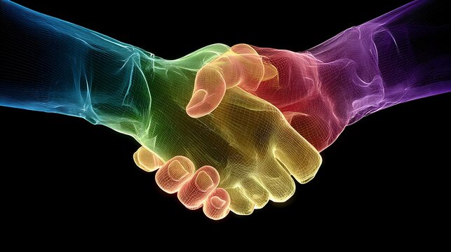 3d render of a hand holding a golden ring with a red gem on a purple background