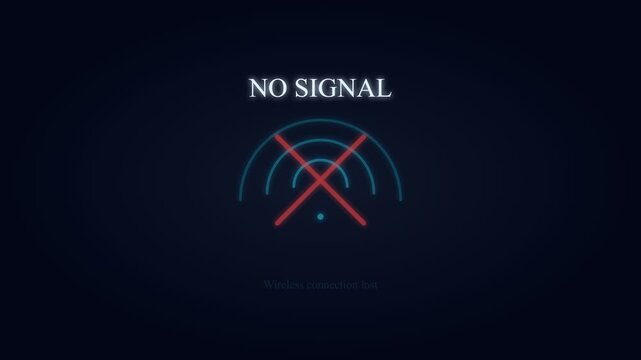 Wireless connection lost message with no wifi signal