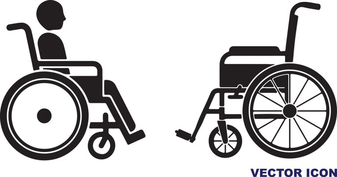 Black and white of a tricycle and a bicycle simple outline transportation