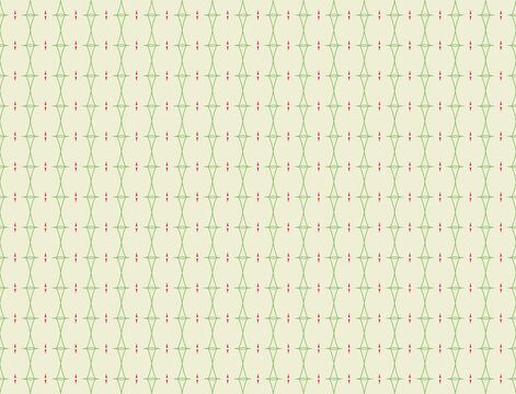 Christmas sugar plum geometric abstract pattern in granny smith, straw, magenta pink, plum