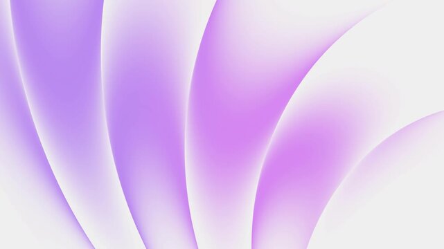 Seamless horizontal motion of soft pastel violet purple green gradient waves. modern abstract color background loop