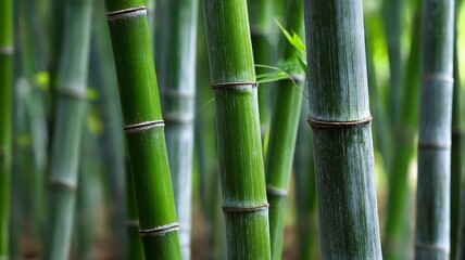 Obraz premium Bamboo forest vertical lines