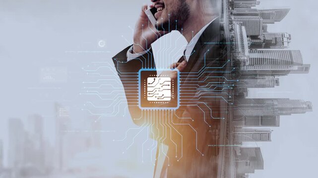 AI Assistant Brain Processor with LLM Technology, Big Data, Machine Learning, Generative AI for Business Support, Future Agentic AI Technology and Artificial Intelligence Prompt Engineering. Muxer