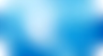 Obraz premium Abstract Gradient Blue and White Soft Blurred Background