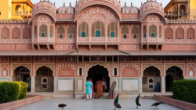 Humayun's Tomb in New Delhi, India. It is the tomb of Mughal Emperor Mirza Nasir al-Din Muhammad, commonly known as Humayun.