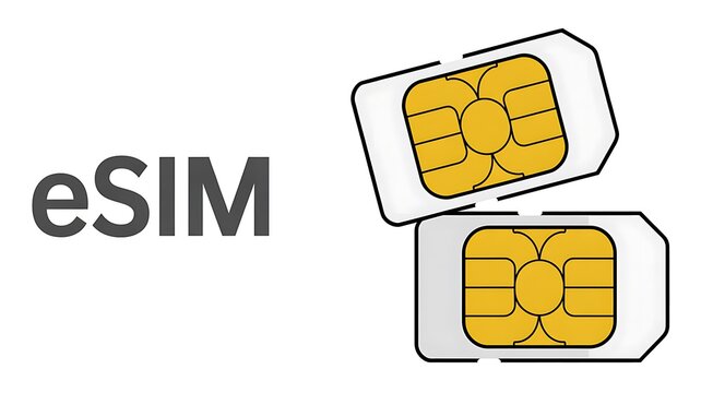 eSIM, electronic SIM card, digital SIM, mobile phone chip