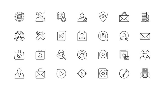 Collection of social media icons 9.