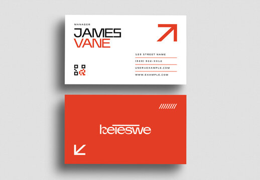 Modern Corporate Business Card Template Professional Minimal Identity Design