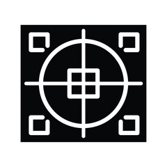 Obraz premium chinese window pattern square geometric icon