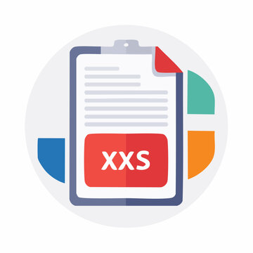 Clipboard with Document and XXS Label