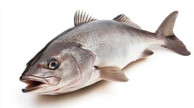 Amberjack Fish Isolated Studio