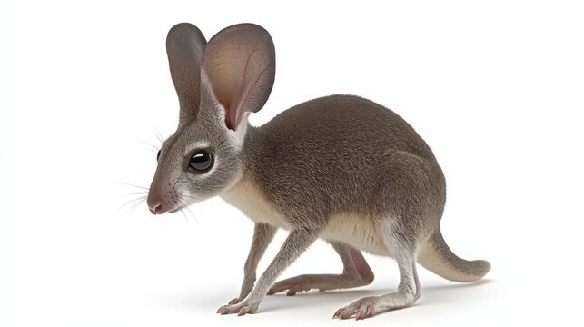 Australian Bilby Standing With Large Ears Upright