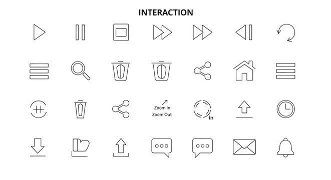 Collection of web interface icons 2.