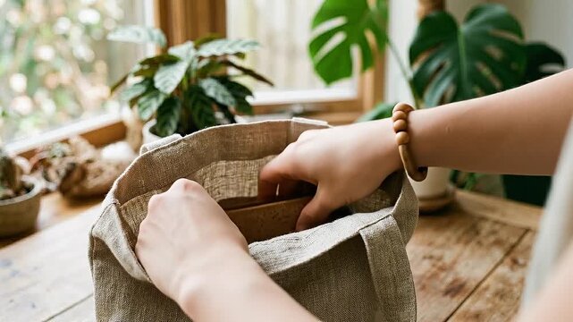 Linen tote bag eco shopping bag plastic free wallet linen tote eco shopping bag plastic free wallet shopping journey with natural decor warm kitchen