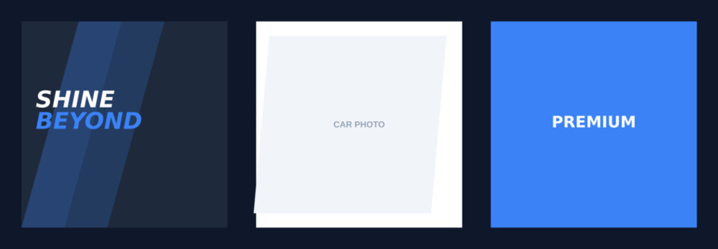 Car Detailing and Gloss Service Design Template Bundle