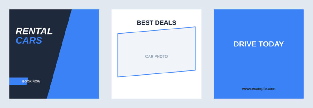 Car Rental Automotive Service Design Template Bundle