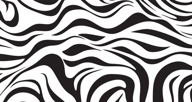 Black and white zebra stripe pattern background with graphic resources