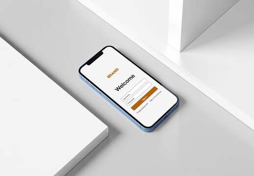 Realistic Smartphone Screen Mockup