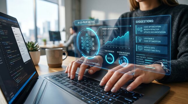 Enhancing Business Intelligence with Advanced AI Analytics and Predictive Modeling on a Laptop