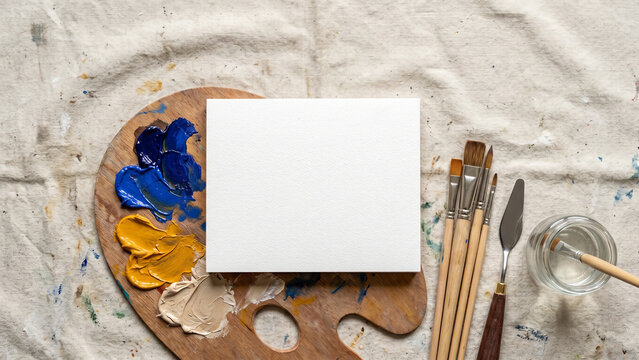 화가의 작업 공간