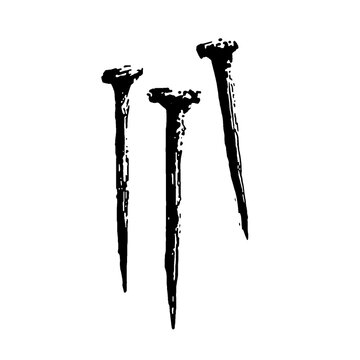 old rusty nails
