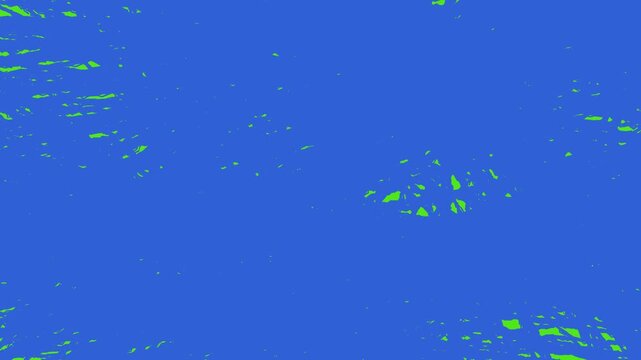 abstract video background in blue with green patterns