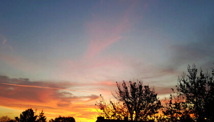 Fototapeta premium Ethereal Autumn Sunset