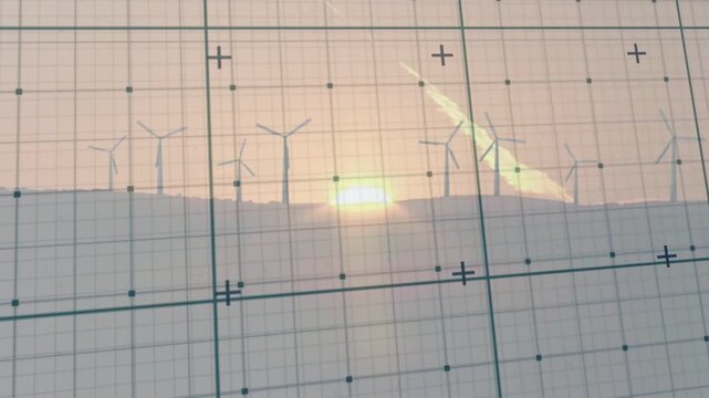 Camera angle shift causing grid drifting, sun brightening and lens flare sliding for alignment