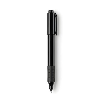 Black Felt Tip Pen and Fine Liner Marker Isolated on White Background; Professional Office Stationery for Writing, Sketching, and Technical Drawing