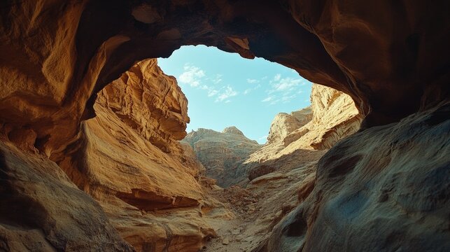 Jordan landscape Petra and Wadi Rum deserts beautiful nature view