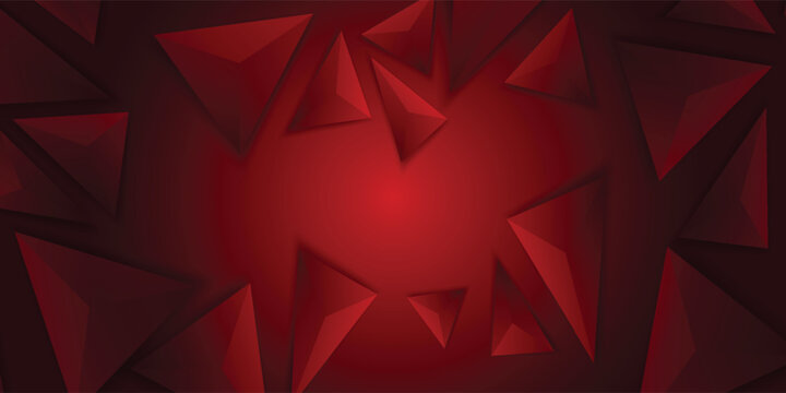 Colorful background with 3d triangles vector design in eps 10