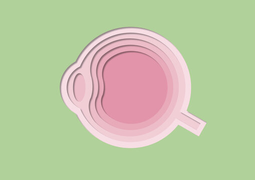 Human eye cross-section, illustration