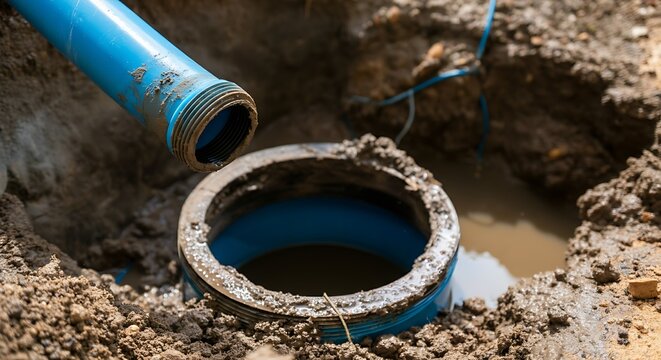 Blocked Sewer Line Cleanout, Sewage Backup Risk, Unpleasant Plumbing Problem