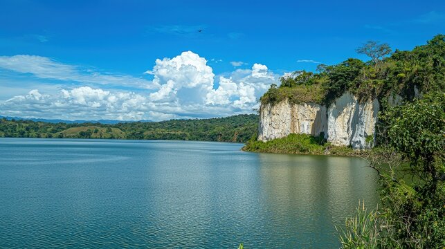 Colombia landscape Andes Amazon and Caribbean coast beautiful nature view