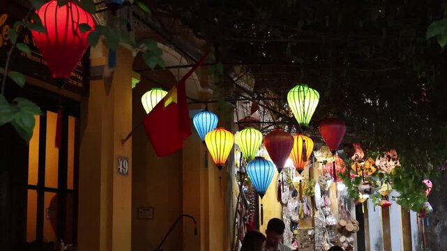 lanterns in the Hoi An Vietnam 
